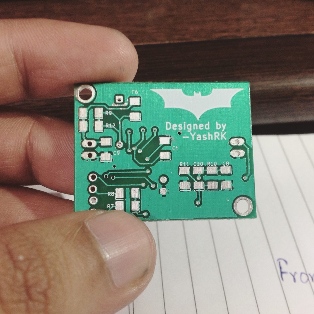 PCB with Batman Logo